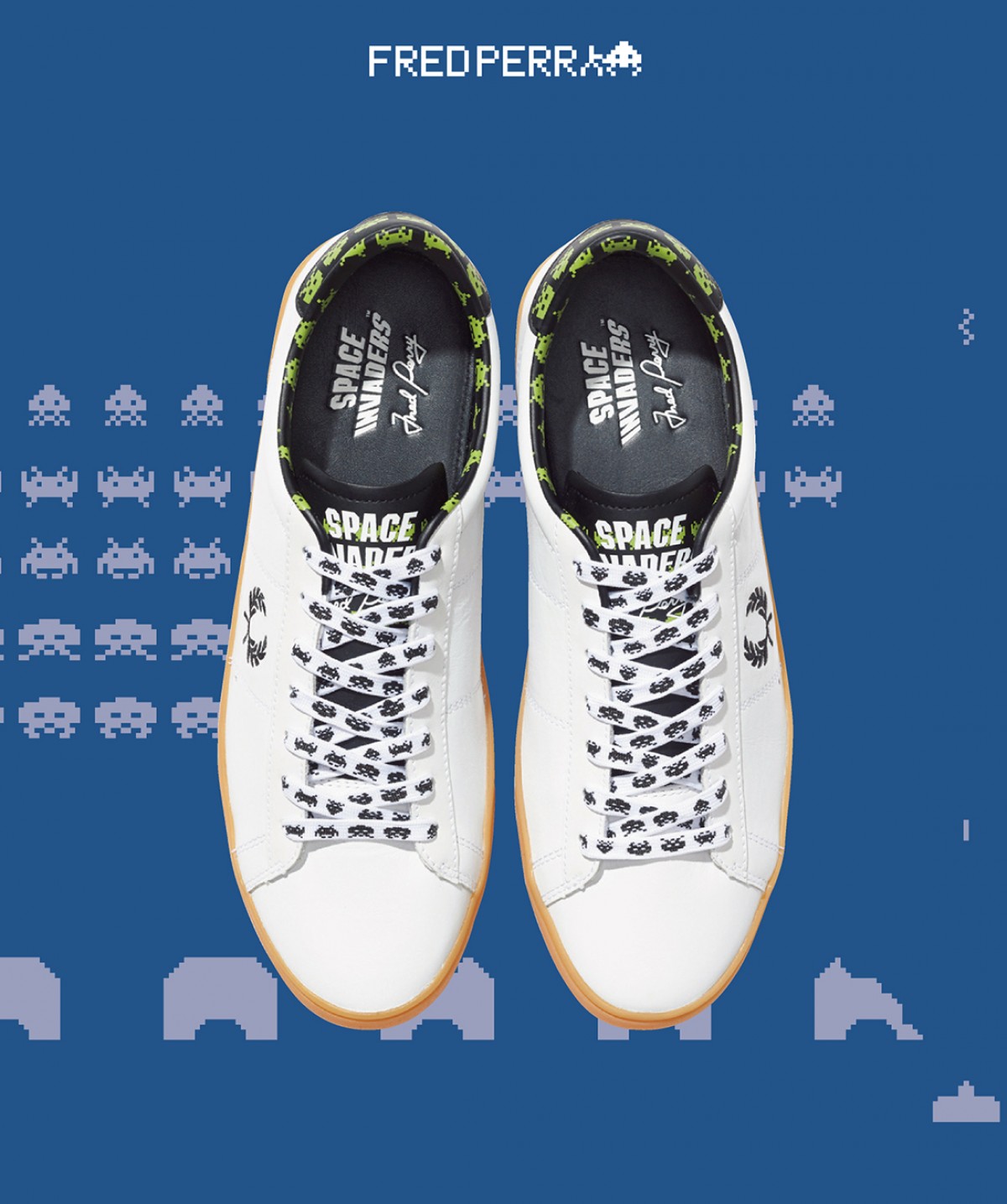 『スペースインベーダー』がファッションアイテムに　「フレッドペリー」とコラボ展開