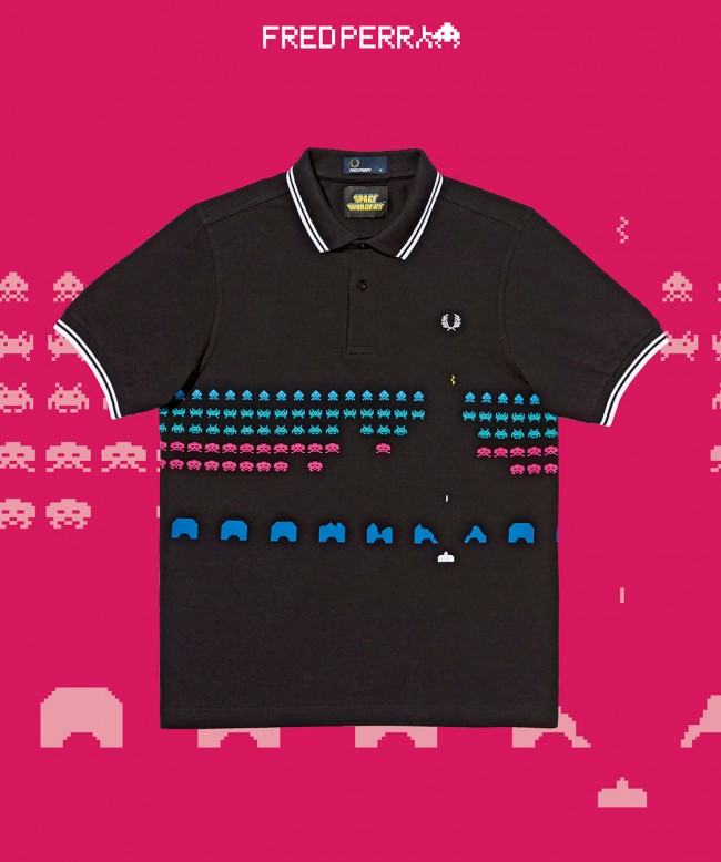 「フレッドペリー×スペースインベーダー」Space Invaders Shirt　1万2960円（税込）