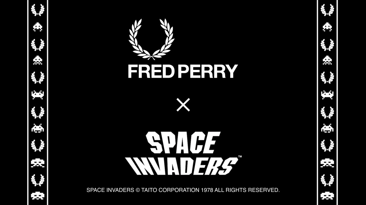 『スペースインベーダー』がファッションアイテムに　「フレッドペリー」とコラボ展開