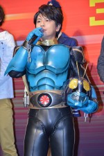 『スーパーヒーロー大戦GP 仮面ライダー3号』完成披露イベントに登壇した及川光博