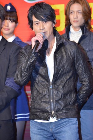 『スーパーヒーロー大戦GP 仮面ライダー3号』完成披露イベントに登壇した倉田てつを