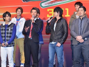 『スーパーヒーロー大戦GP 仮面ライダー3号』完成披露イベントに登壇したキャスト陣