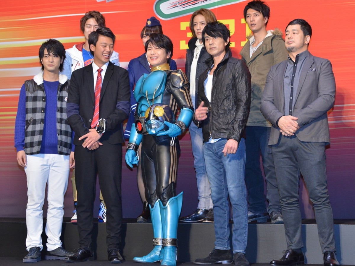 及川光博、“仮面ライダー3号”姿を披露　40代での変身に感動「夢って叶うんだな」