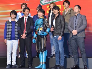 『スーパーヒーロー大戦GP 仮面ライダー3号』完成披露イベントに登壇したキャスト陣