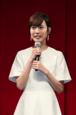『エイプリルフールズ』完成披露試写会に登壇した戸田恵梨香