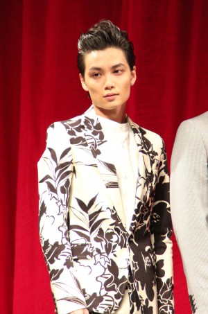 『エイプリルフールズ』完成披露試写会に登壇した矢野聖人