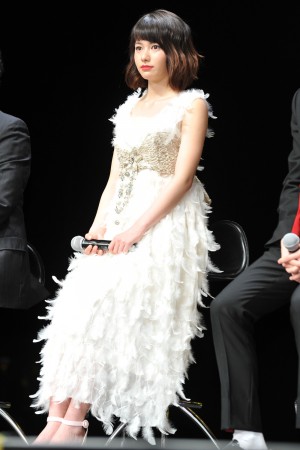 山本舞香、『暗殺教室』完成報告会見にて