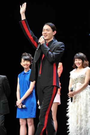 菅田将暉、『暗殺教室』完成披露試写会にて