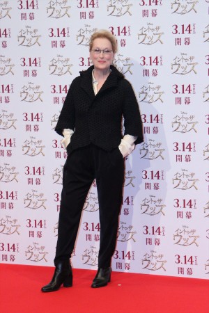 『イントゥ・ザ・ウッズ』来日記者会見に出席したメリル・ストリープ