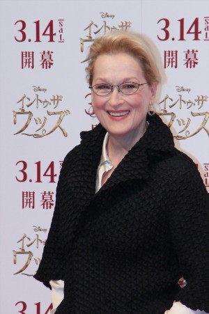 『イントゥ・ザ・ウッズ』来日記者会見に出席したメリル・ストリープ