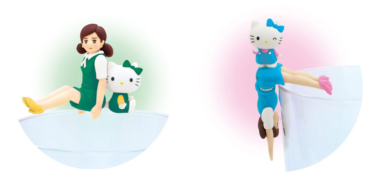 「コップのフチ子とGOTOCHI KITTY」第2&第3弾が続けて登場!