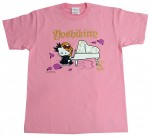 「yoshikittyピアノバージョン」Tシャツ：ピンク