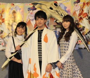 『境界のRINNE』会見に登場した生天目仁美、石川界人、井上麻里奈