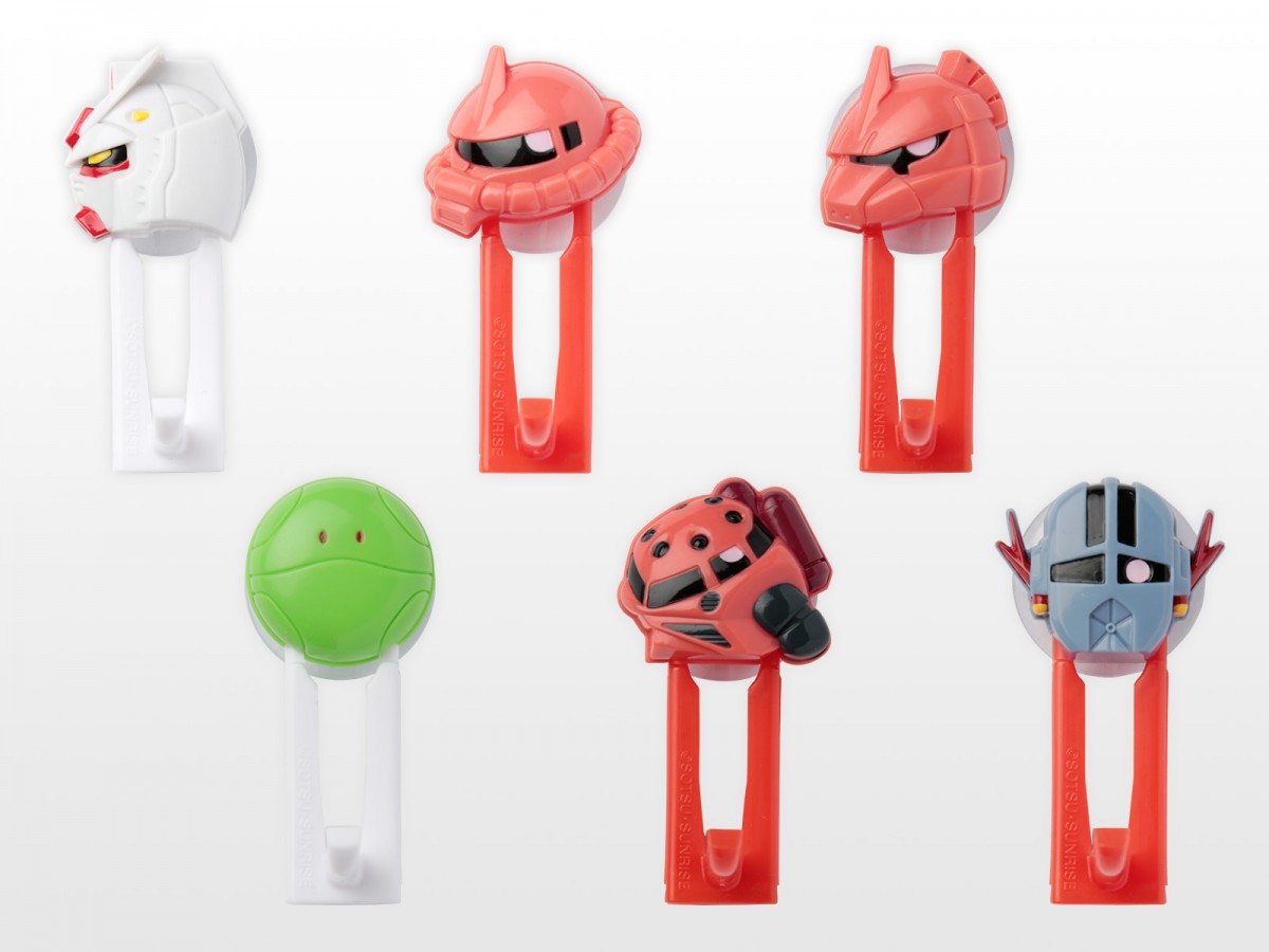 ガンダム×『Xfit』コラボ第2弾、オリジナルフックで洗面台がガンダム仕様に変身