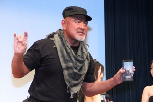 『エクスペンダブルズ3 ワールドミッション』ブルーレイ＆DVD発売記念記者発表に登場した武藤敬司