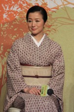 鈴木京香、映画『おかあさんの木』クランクアップ報告会見にて