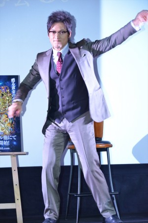 『聖闘士星矢 黄金魂‐soulofgold‐』製作発表に登場した細川茂樹