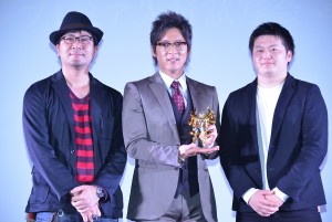 『聖闘士星矢 黄金魂‐soulofgold‐』製作発表の様子