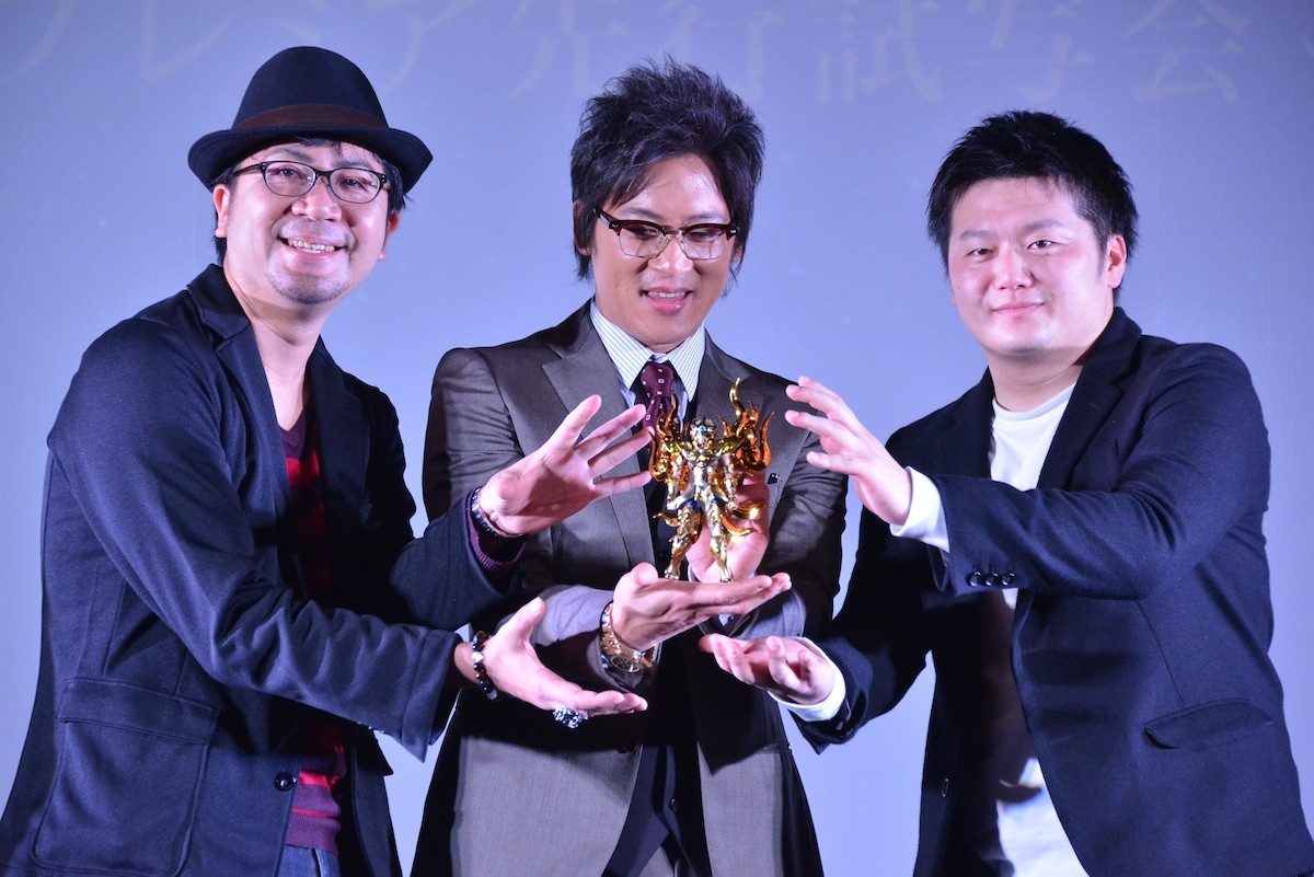 細川茂樹、ペガサス流星拳を披露！『聖闘士星矢』新シリーズのフィギュアCMに出演