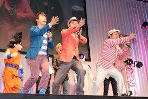 『ドラゴンボールZ 復活の「F」』“天下一ファンミーティング”に登壇したダチョウ倶楽部