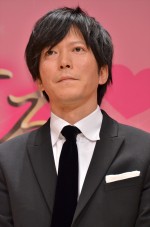 『恋するヴァンパイア』完成披露試写会に出席した田辺誠一