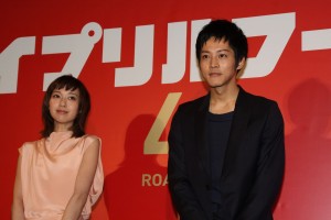 戸田恵梨香、松坂桃李、『エイプリルフールズ』公開直前イベントにて