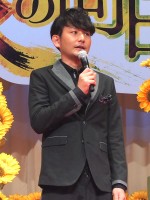 『名探偵コナン 業火の向日葵』完成披露試写会に登場したポルノグラフィティ・新藤晴一