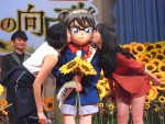 『名探偵コナン 業火の向日葵』完成披露試写会に登場した榮倉奈々、知英