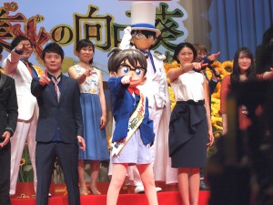 『名探偵コナン 業火の向日葵』完成披露試写会の様子
