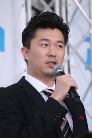 新井浩文、、ドラマ『アイムホーム』制作発表記者会見にて