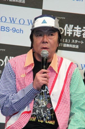 古田新太、『闇の伴走者』完成披露試写会にて