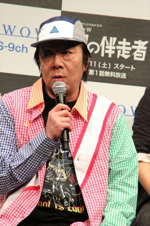 古田新太、『闇の伴走者』完成披露試写会にて