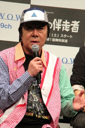 古田新太、『闇の伴走者』完成披露試写会にて