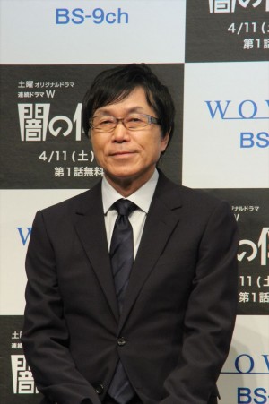 平田満、『闇の伴走者』完成披露試写会にて