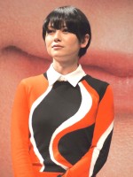 『脳内ポイズンベリー』完成披露試写会に登壇した真木よう子