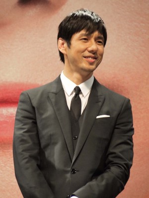 『脳内ポイズンベリー』完成披露試写会に登壇した西島秀俊