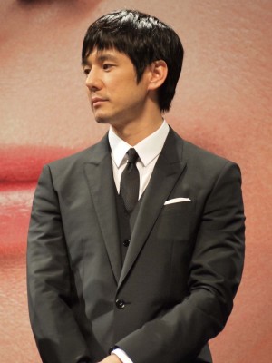 『脳内ポイズンベリー』完成披露試写会に登壇した西島秀俊