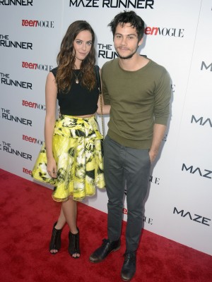 カヤ・スコデラーリオ＆ディラン・オブライエン／『メイズ・ランナー』イベントにて