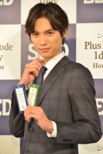 福士蒼汰、「シード Plus Mode 1day Homme」商品発表会にて