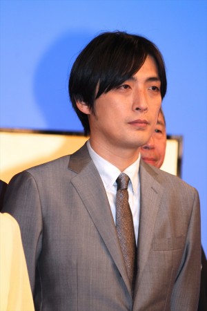 『まんまこと～麻之助裁定帳～』制作発表に出席した趙珉和
