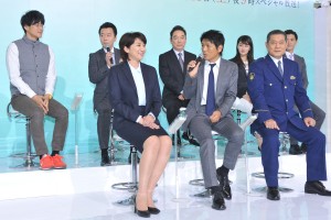 『京都人情捜査ファイル』制作発表記者会見に出席したキャスト陣