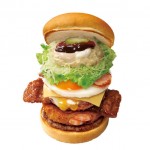 ロッテリア「全部のせバーガー」期間限定復活　パティ4種はじめ“全具材”をトッピング