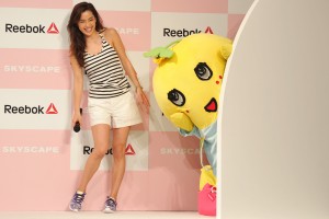 「リーボック スカイスケープファッションショー」に登場した中村アン、ミランダ・カー