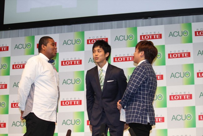 ロッテガム「ACUO」新CM発表会　20150416