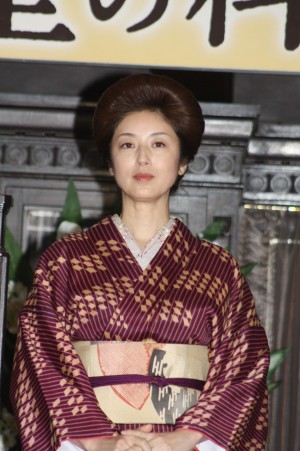 高岡早紀、『天皇の料理番』制作発表記者会見にて