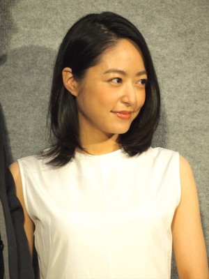 『花燃ゆ』第18回完成披露試写会に出席した井上真央