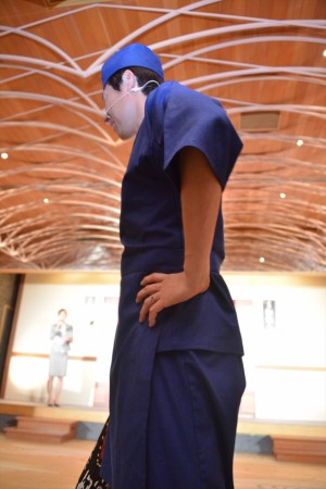 「日清麺職人」新CM発表会に登場した松岡修造