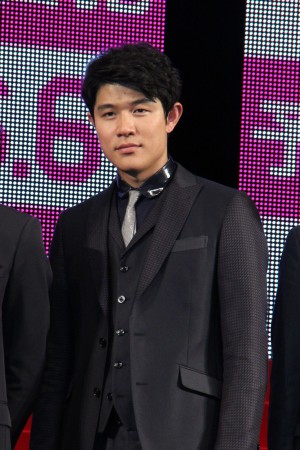 『予告犯』完成披露舞台挨拶に登壇した鈴木亮平