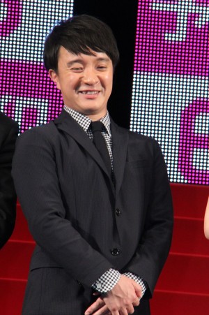 『予告犯』完成披露舞台挨拶に登壇した濱田岳