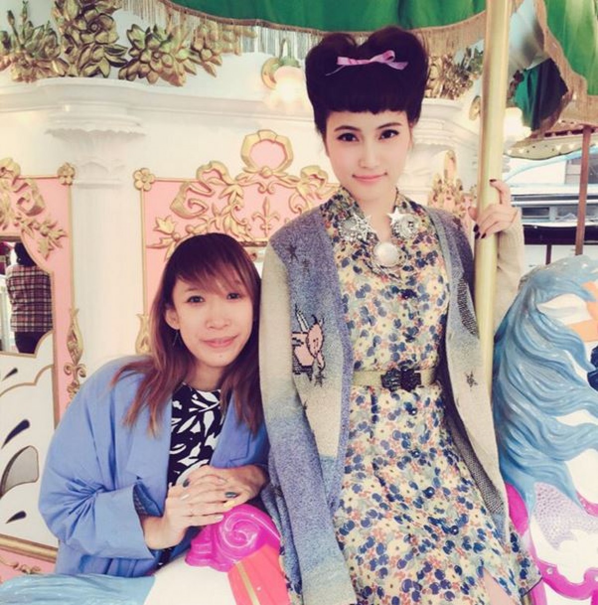 蜷川実花&入山杏奈のツーショット